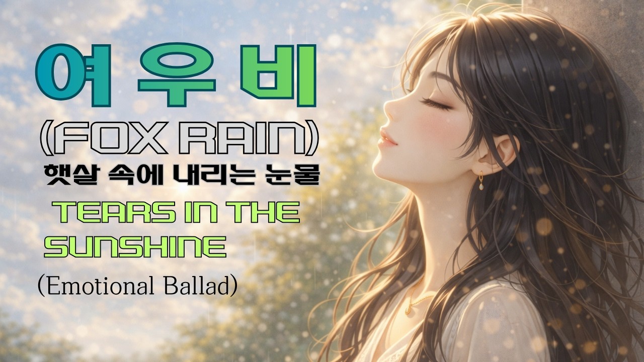여우비 (Fox Rain) 🌦️ | 햇살 속에 내리는 눈물 | Tears in the Sunshine 감성 발라드  Korean Emotional Ballad