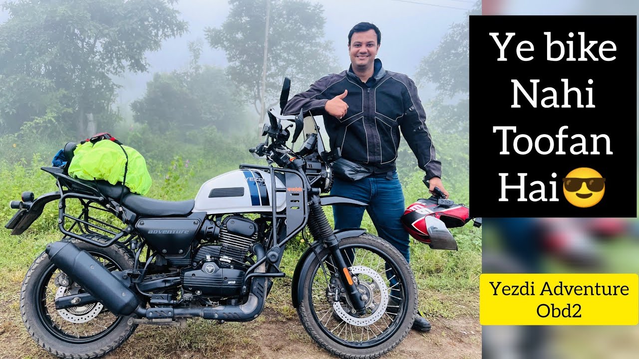 MUMBAI TO SARANGPUR NON STOP IN 10 HOURS on YEZDI ADVENTURE OBD2 #yezdi #yezdiadventure #adventure