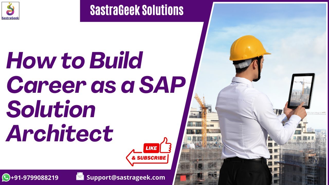 How to Build Career as a SAP Solution Architect