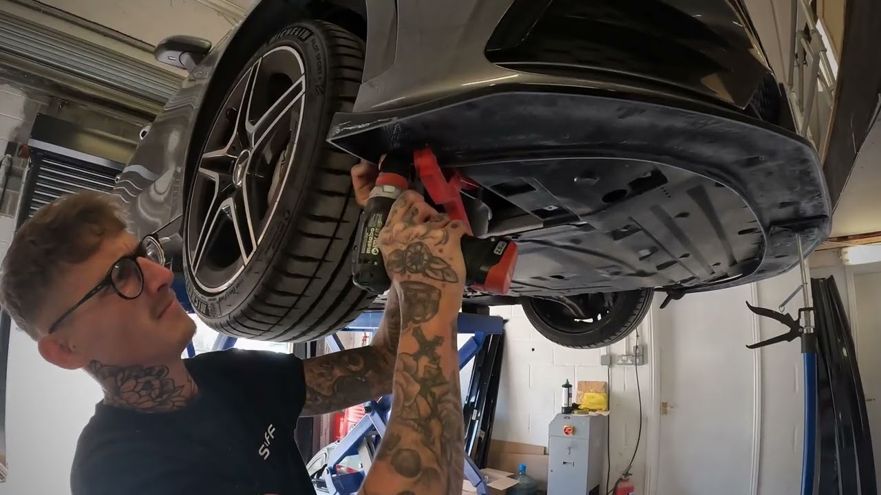 Triple R Composites Mercedes A35 AMG Splitter Fitting