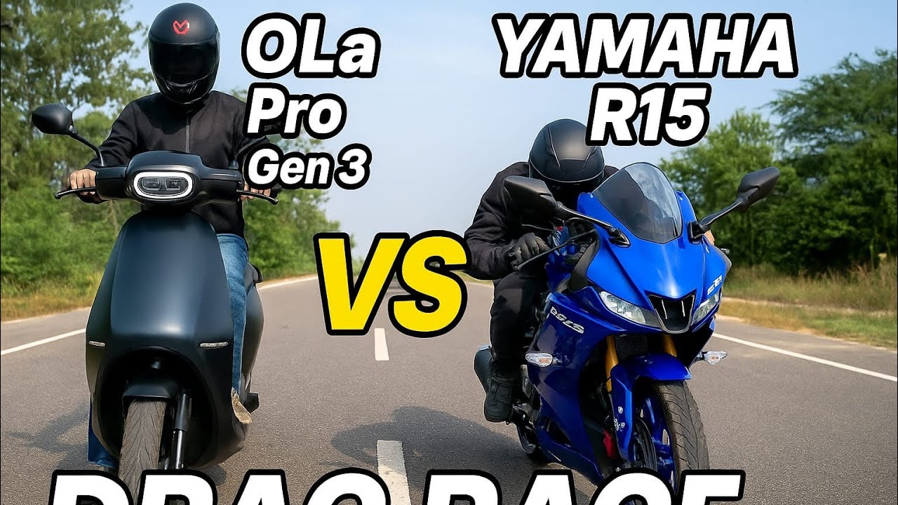 Ola S1 Pro Gen 3 vs Yamaha R15 🔥 Electric vs Petrol Drag Battle!