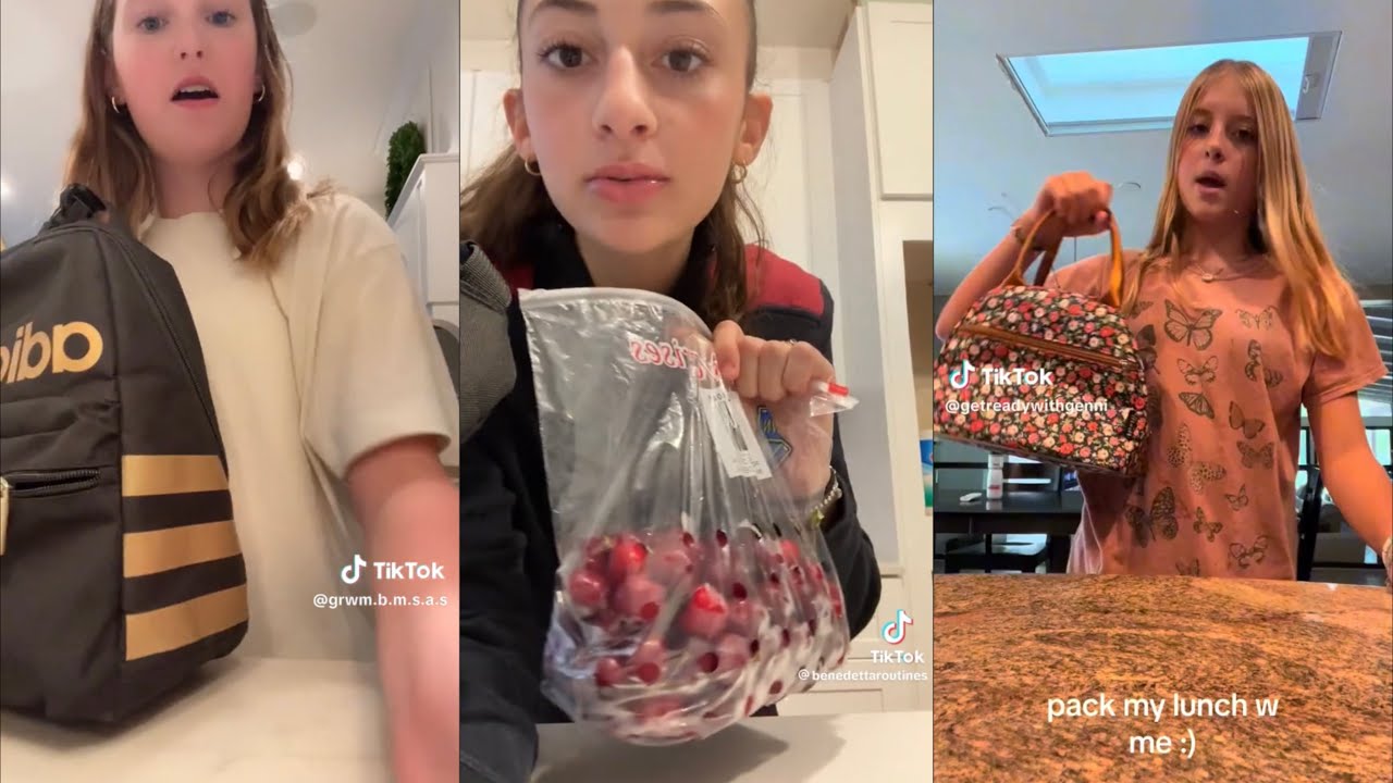 Pack my lunch with me - TikTok compilation