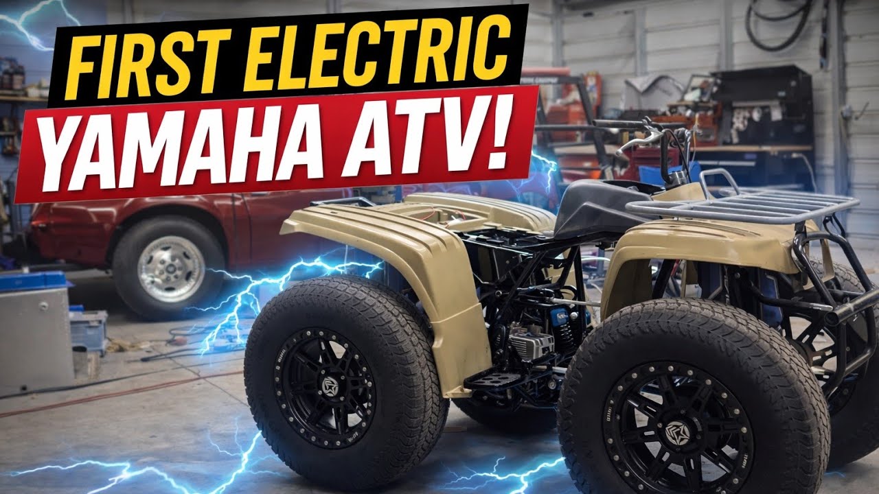 FIRST YAMAHA ELECTRIC ATV!! (PT1)