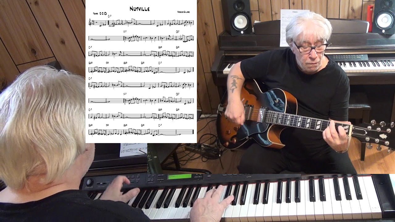 Nutville - Jazz guitar & piano cover ( Horace Silver )