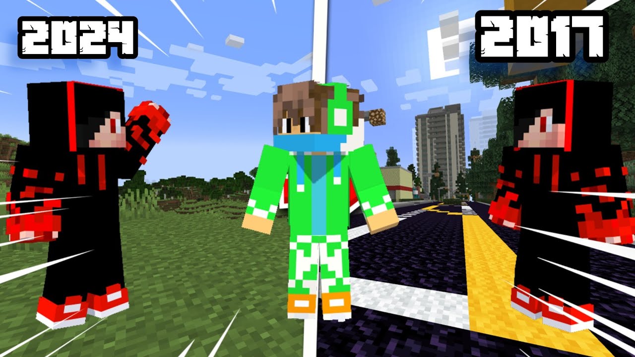მე დროში უკან დავბრუნდი და მეგობარი ვნახე Minecraft-ში | ft. @giorgiitsme