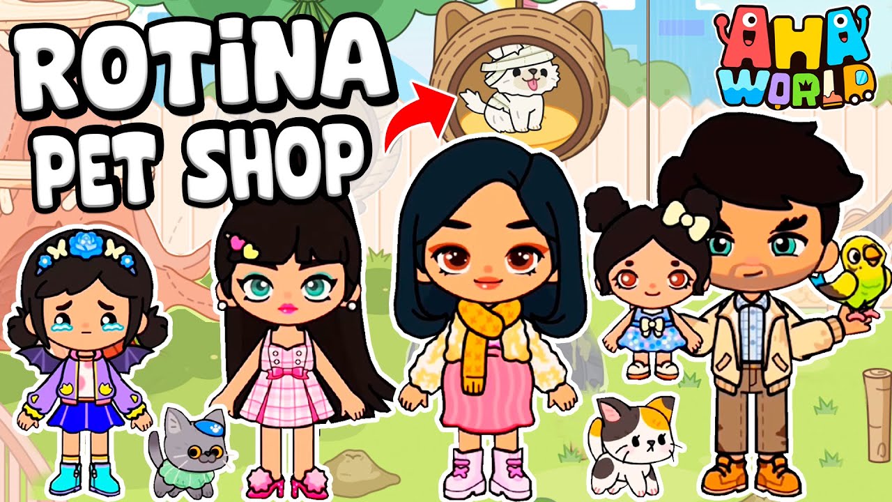 😍🦮 ROTINA CASA DOS PETS | AHA WORLD ROTINAS E HISTÓRIAS