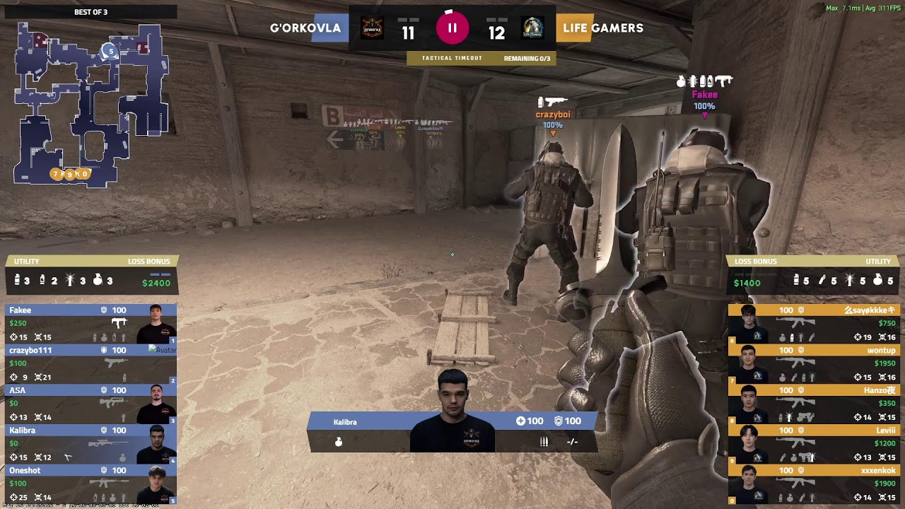 Life Gamers Vs Go'rkovla (Polufinal)