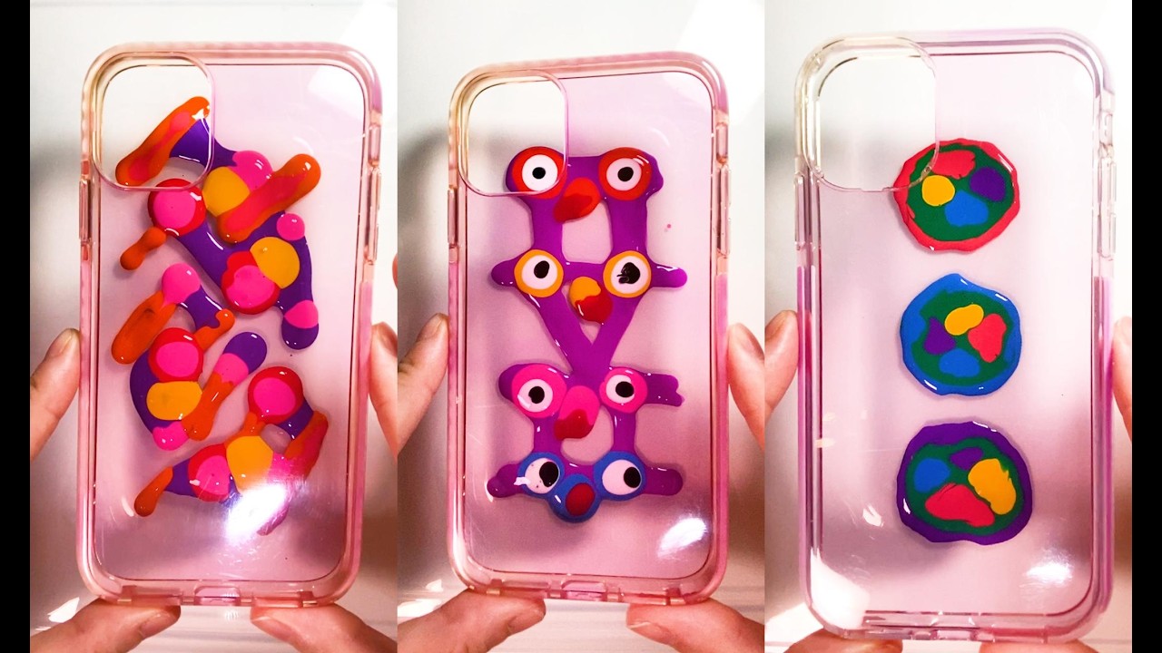 Creative & Satisfying Phone Case Design ✨ | Painting for Relaxation