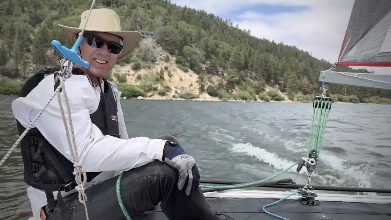 Tornado Catamaran Sailing Big Bear Lake California