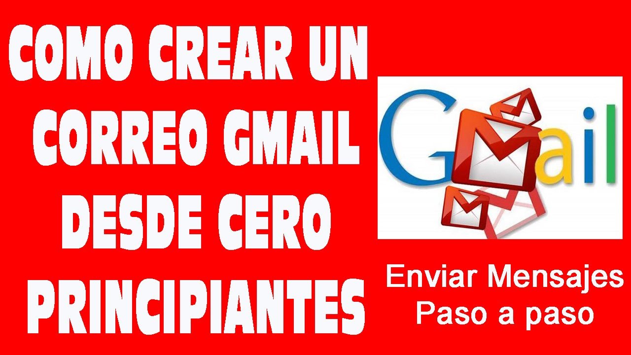 Como crear un Correo en Gmail principiantes desde cero, cuenta en Google sin tener Celular