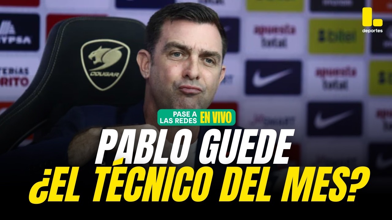 ¡LA LIGA ESCOGIÓ A PABLO GUEDE COMO MEJOR ENTRENADOR DEL MES!