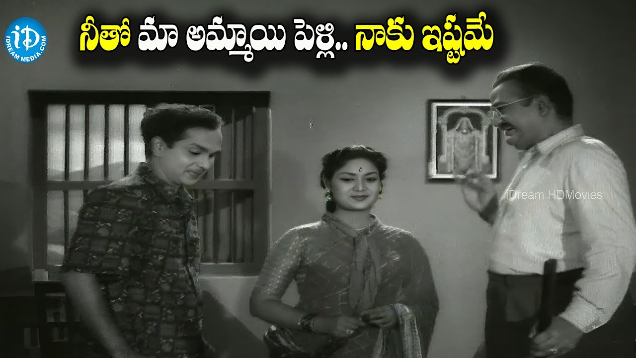 మా అమ్మాయితో నీకు పెళ్లి..ఇష్టమే | SV Ranga Rao Funny Comments on ANR & Savitri @idreamteluguworld