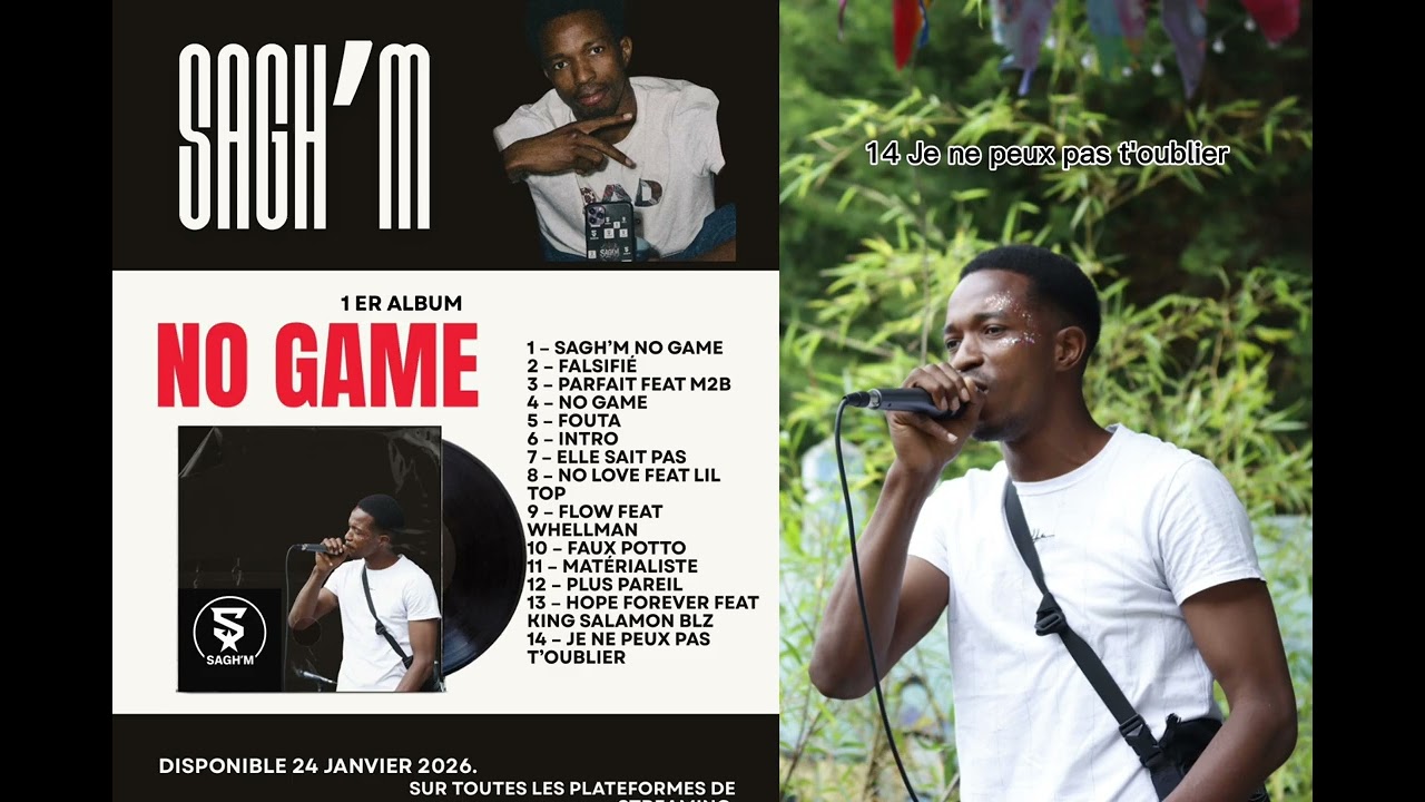 SAGH'M Je ne peux pas t'oublier (audio)