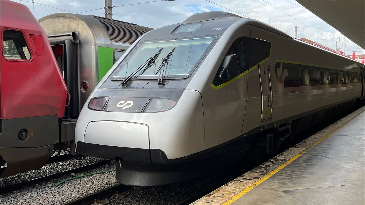PORTUGAL’S FASTEST TRAIN! ALFA PENDULAR HIGH SPEED FULL JOURNEY: Lisboa Santa Apolónia to Aveiro