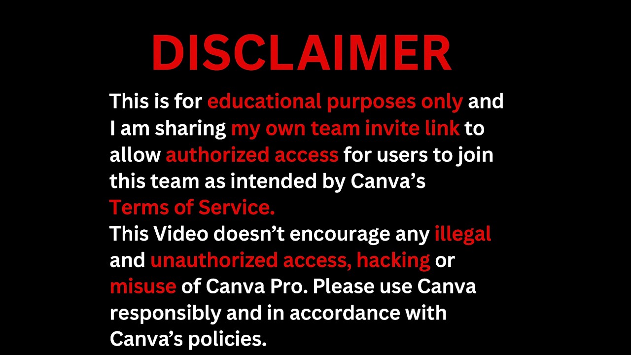 FREE CANVA PRO INVITE LINK | Telegram : @KZuniquee | Batch 39 | TUTORIAL CANVA