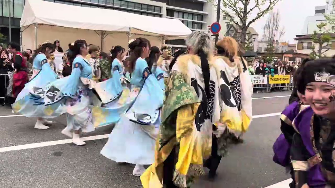 2025.10.11 安濃津よさこい 裁判所前パレード 審査演舞 焉