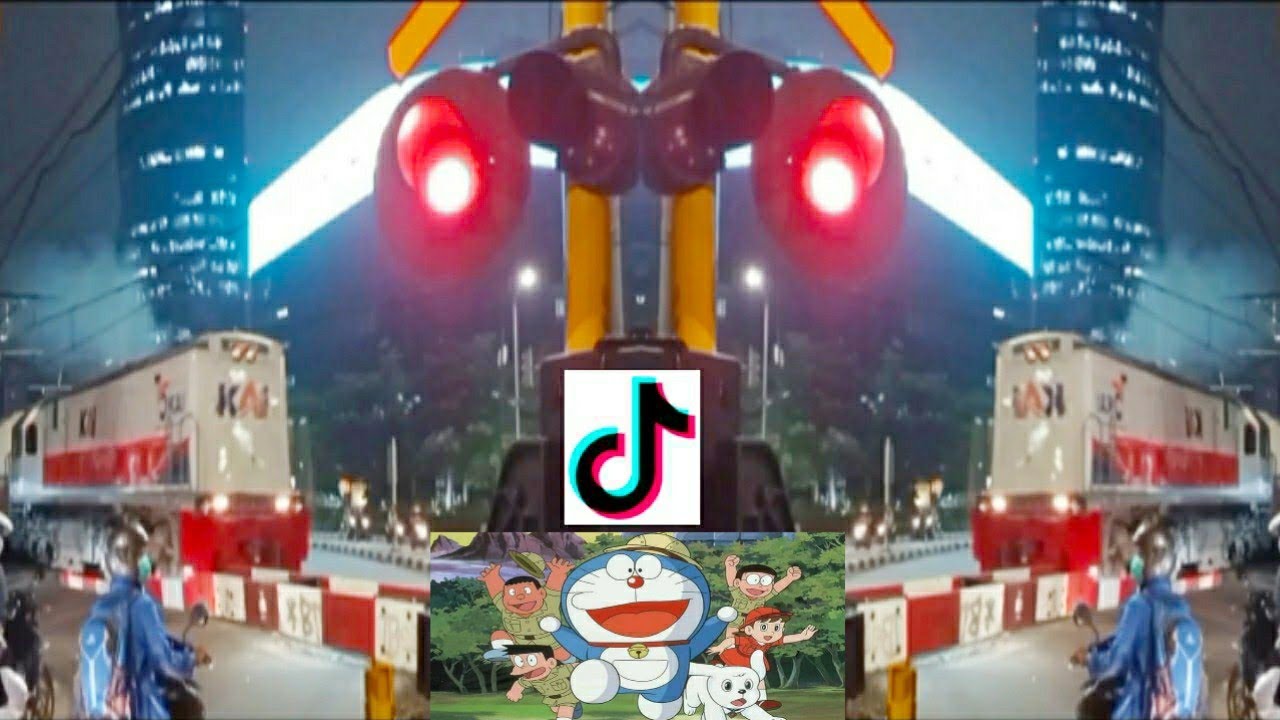 FULL Palang Perlintasan Kereta Api Joget Tiktok Terbaru 2020
