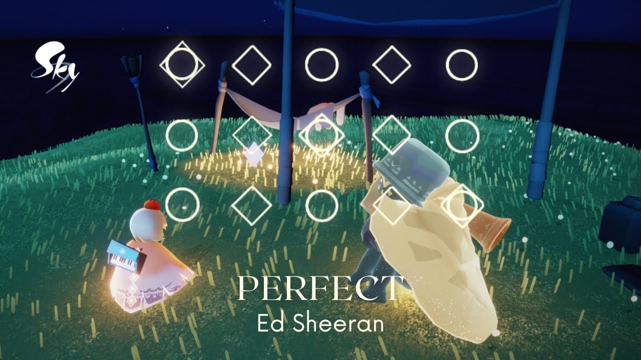 Perfect - Ed Sheeran : sky piano music sheet [ sky : children of the light ]