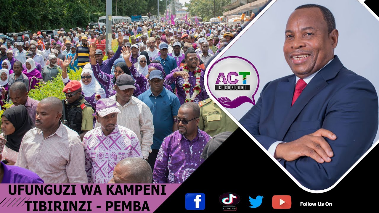 LIVE🔴:  UFUNGUZI WA KAMPENI ZA URAIS TIBIRINZI - PEMBA