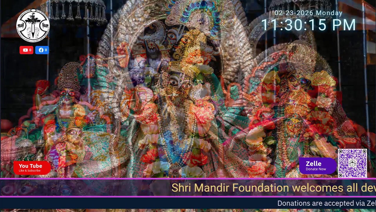Shri Mandir Live Stream