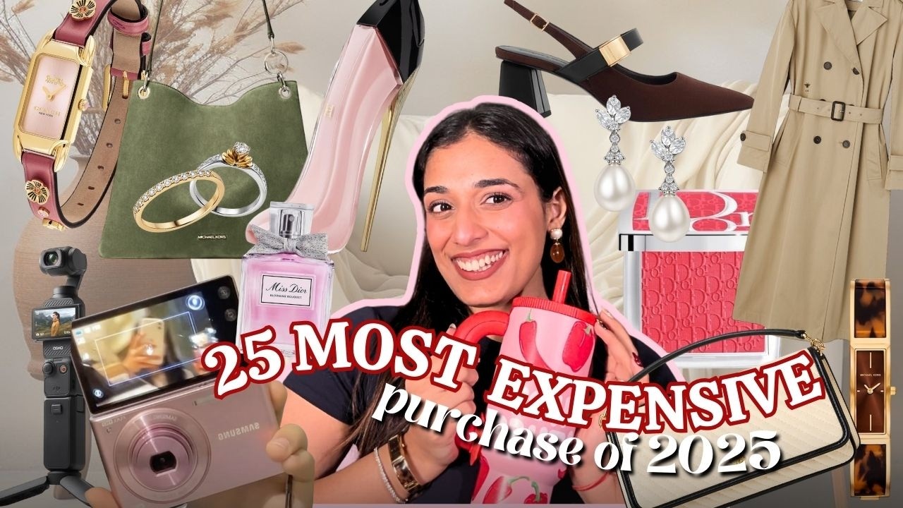 Most *expensive* purchases of 2025 ✨ new iphone, luxury bags, perfumes, watches & more 🎀