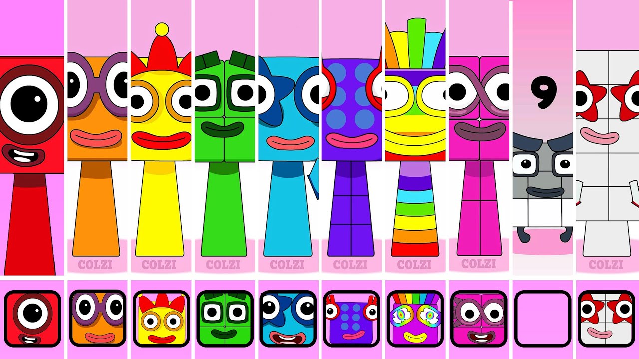 Sprunki OC: One, Two, Three, For, Five, Six, Seven, Eight, Night, Nine, Ten Numberblocks