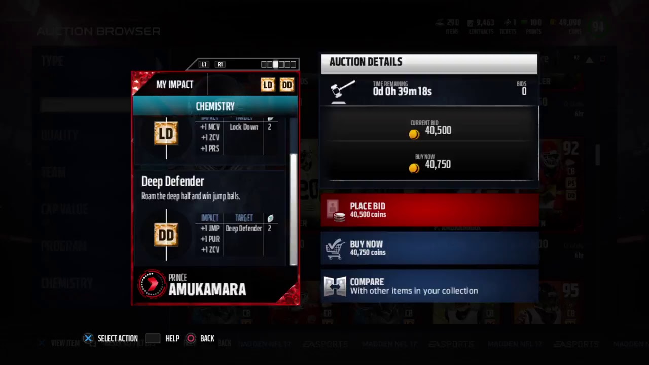 Madden 17 head to head