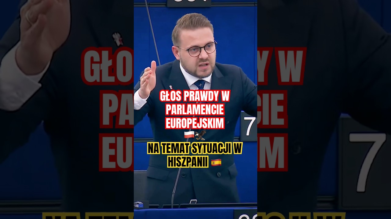 A VOICE OF TRUTH IN THE EUROPEAN PARLIAMENT🇵🇱🦅 #shorts #shortvideo #poland #poland #polishpeople ...