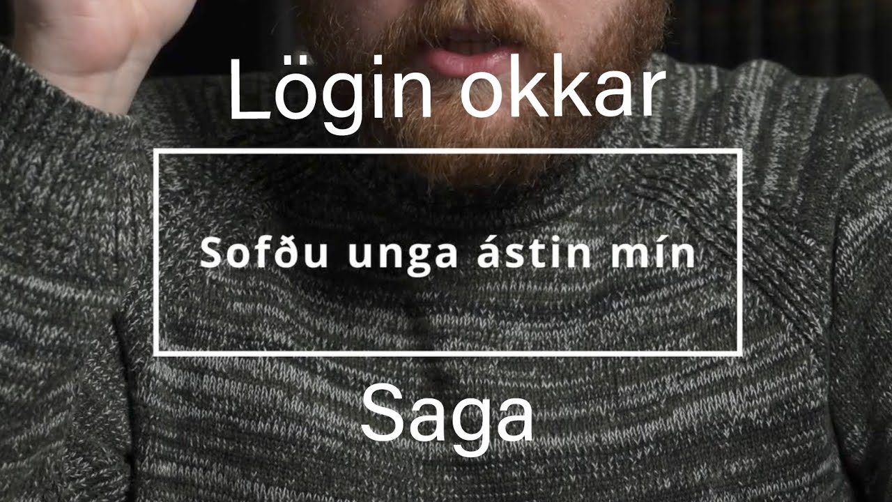 Sofðu unga ástin mín - Saga