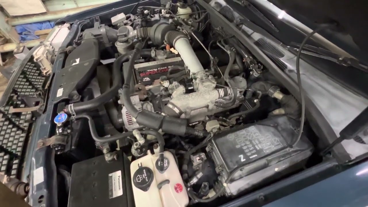 Работа двигателя 1GGZE Toyota Crown GS131