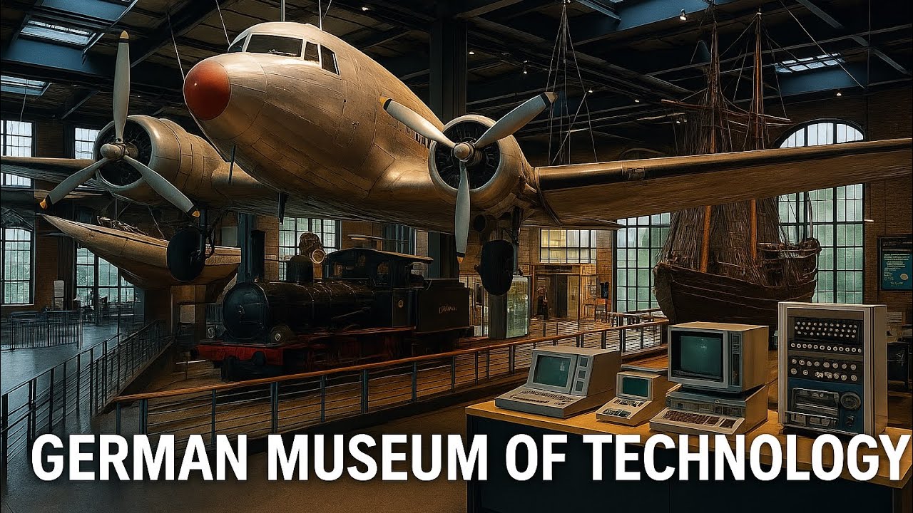 Walking Tour Inside GermanTechnology Museum | First Computers, Steam Trains & Hidden Locomotive View