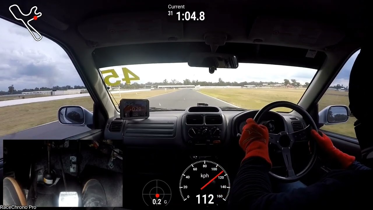 Suzuki Ignis Sport - 1:41.1040 Winton Nugget Nationals March 2023 - In Car + Foot Cam