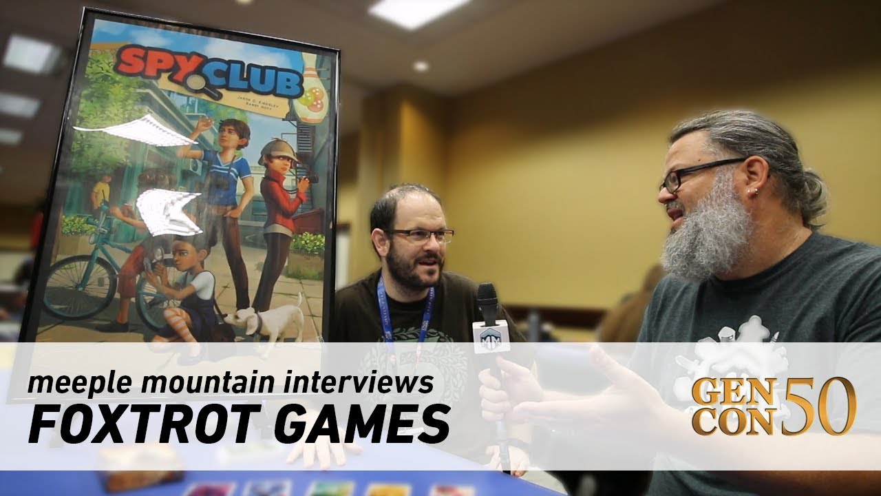 Gen Con 2017 - Randy Hoyt of Foxtrot Games (Spy Club, Fox in the Forest, Sundae Split)