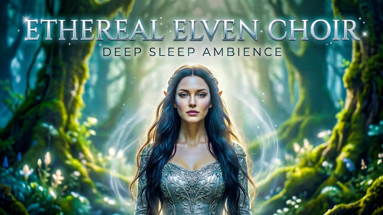 Ethereal Elven Choir 🌙 2 Hours Deep Sleep Ambience | Angelic Female Chorus Fantasy Music