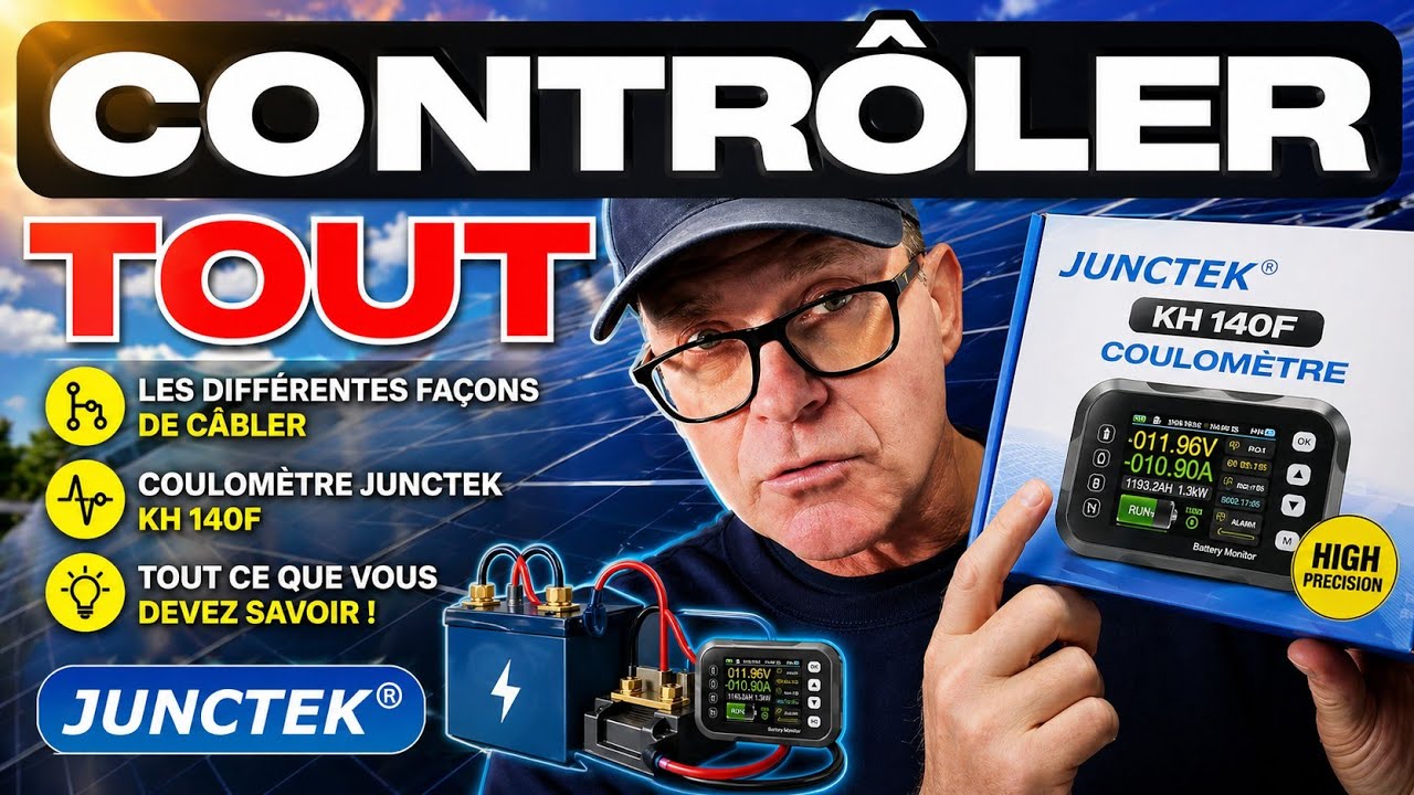 Les différentes façons de câbler le Coulomètre JUNCTEK KH 140F : Tout ce que vous devez savoir !
