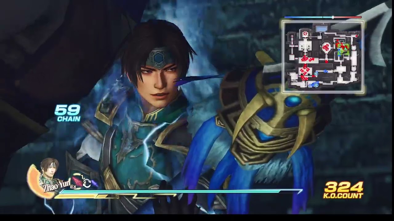Dynasty Warriors 8 Xtreme Legend  (JPN) - Zhao Yun Gameplay (Chaos Difficulty)