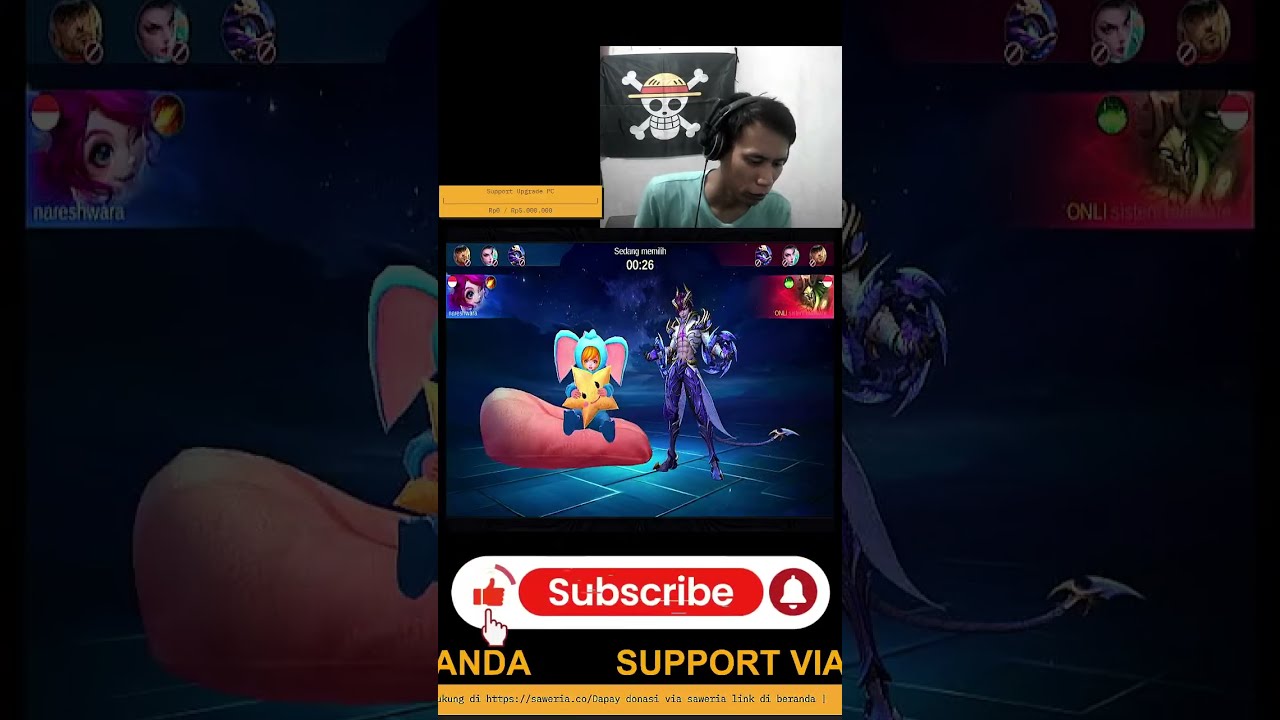 live mobile legend free mabar sampe end live