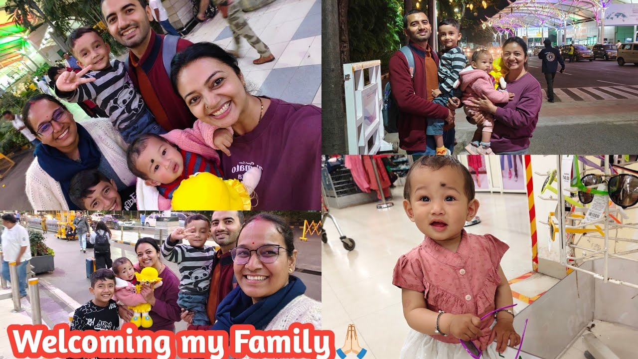 Welcoming My Family🎉| And We are All set for the Gujarat Trip👍 (Children Nutrition Park )