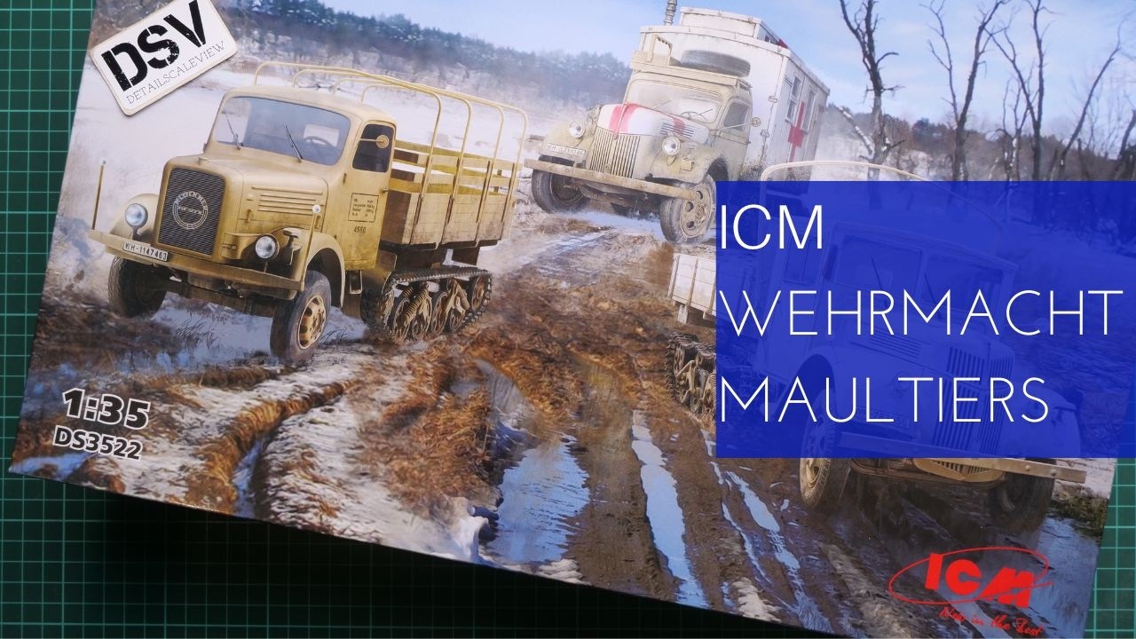 Обзор модели ICM 1/35 Вермахт Маультьес (DS3522)