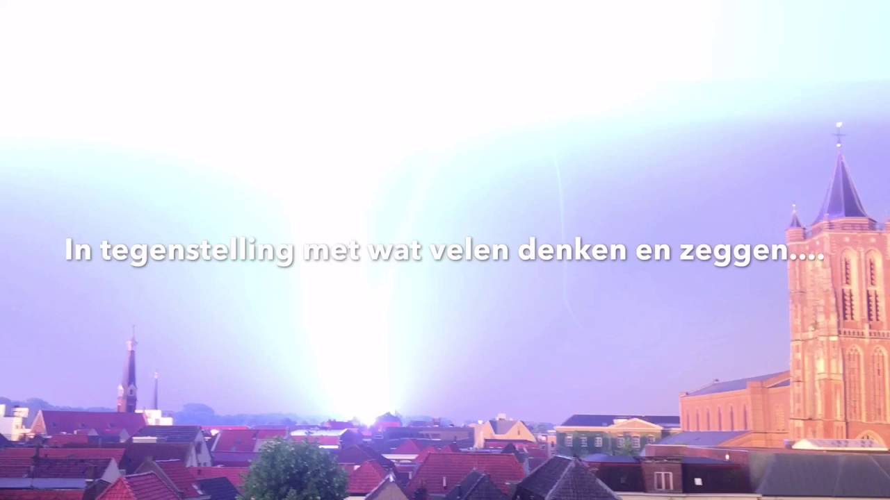 Schade door blikseminslag Gorinchem 23 juni 2016