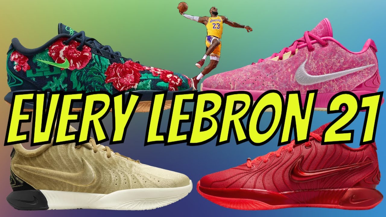 Рейтинг всех выпущенных кроссовок Nike Lebron 21