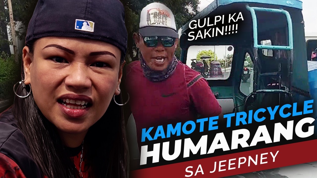 KAMOTENG Tricycle Hinarangan ang Jeep! Sana mapanuot ng LTO to