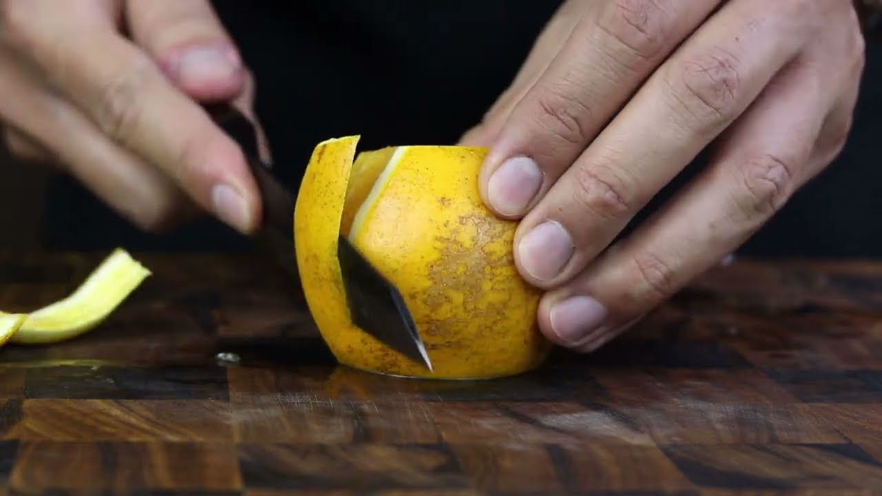 Kouhei-Shinmatsu ZDP189 135mm Kurouchi Petty vs Orange