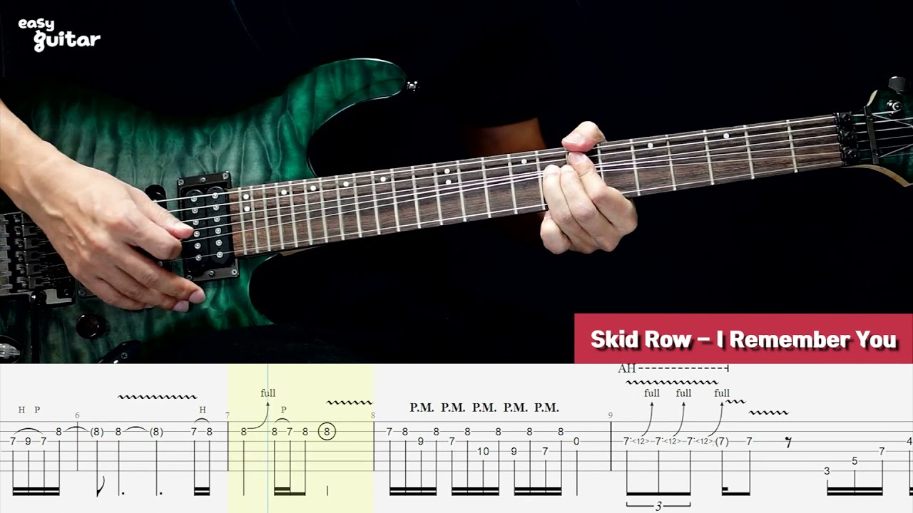 Part.1 7 Legendary Guitar Solo Lesson(Slow Tempo)