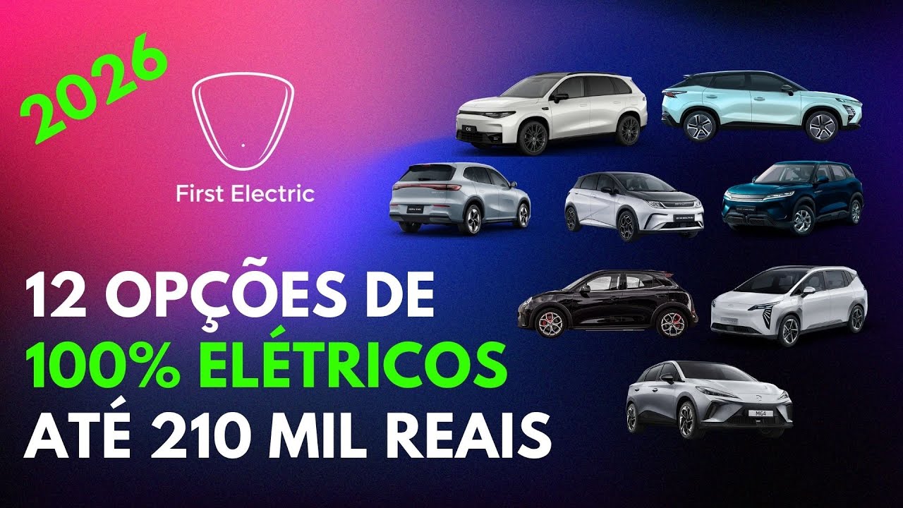 100 % ELÉTRICOS ACIMA DE 150 MIL!! QUAL É SUA OPÇÃO??