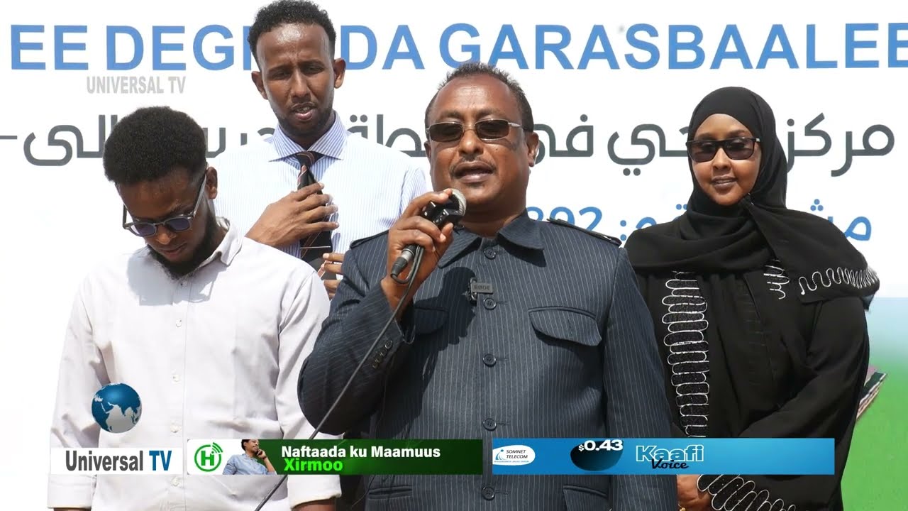 Gudoomiye Muungaab ayaa dhagax dhigay dhismaha xarunta caafimaad ee degmada Garasbaaley.