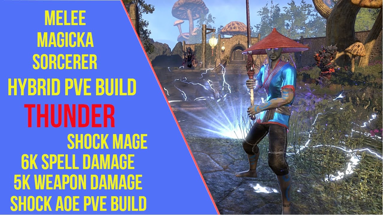 ESO Melee Magicka Sorcerer PVE Build - Thunder - Waking Flame