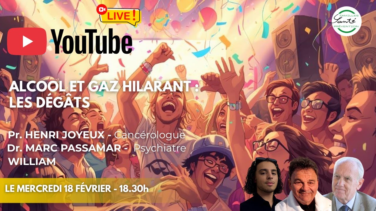 Alcool et Gaz hilarant : les dégâts