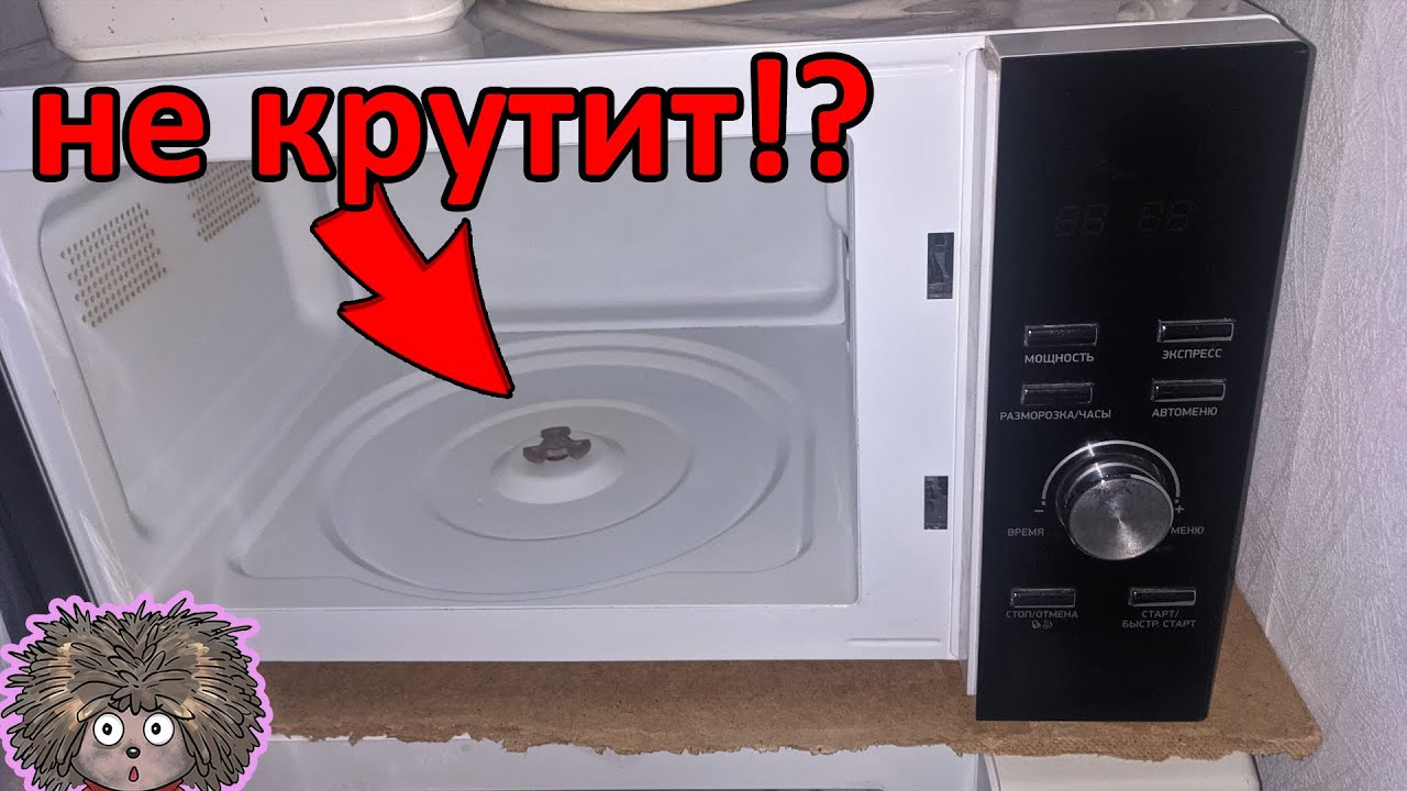 Прекрати тратить деньги! Ремонт микроволновки, который сможет сделать каждый! Не крутится тарелка!