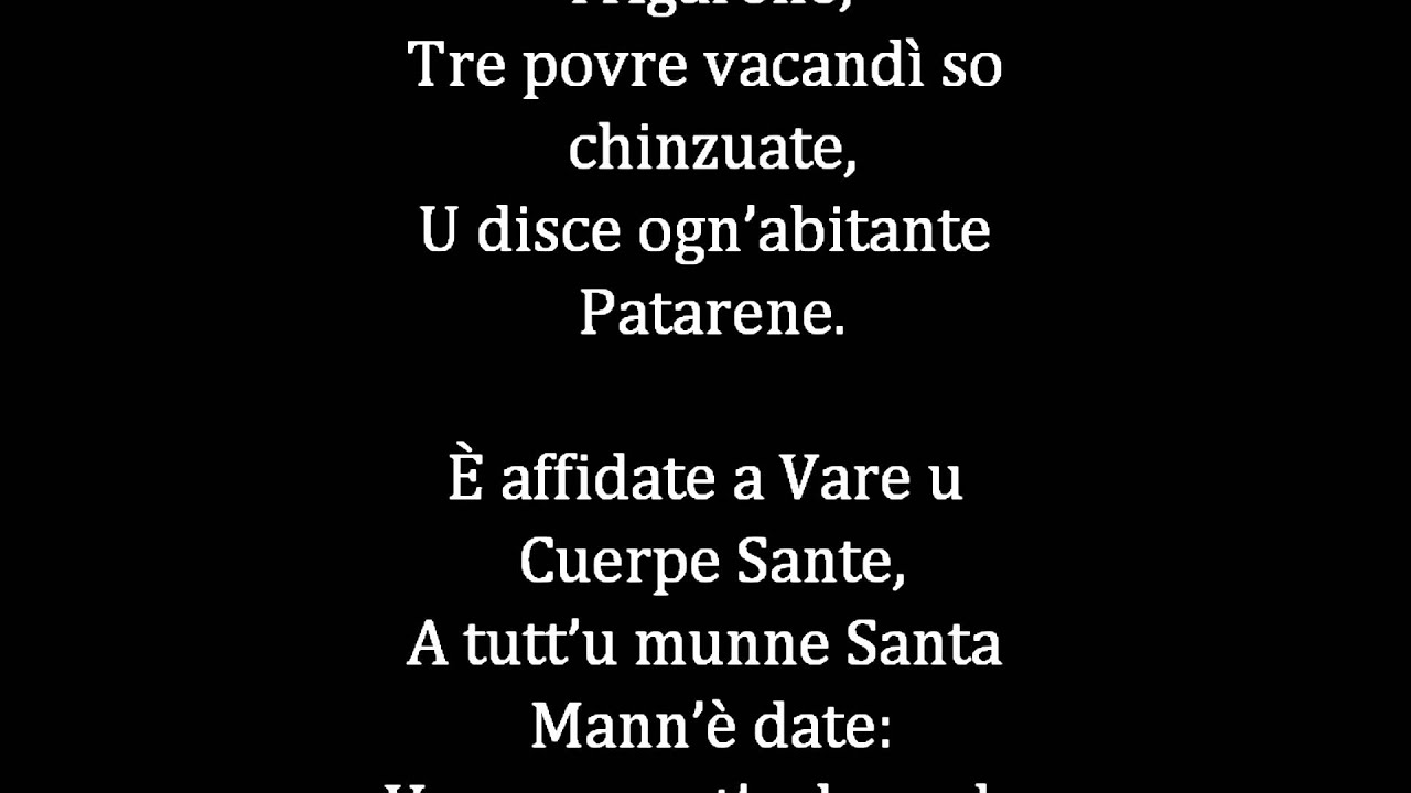 U Rispinzorie de Sanda Necole de Vare